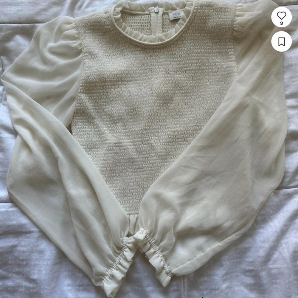 Aritzia Wilfred Tempest Blouse